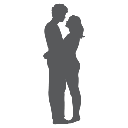 512x512 Romantic Couple Silhouette