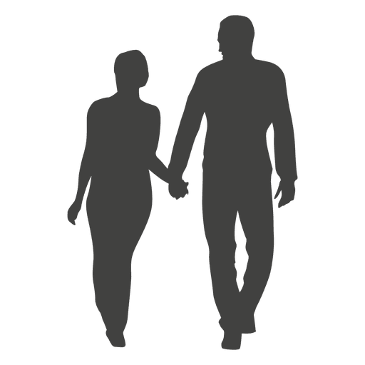 512x512 Happy Romantic Couple Silhouette