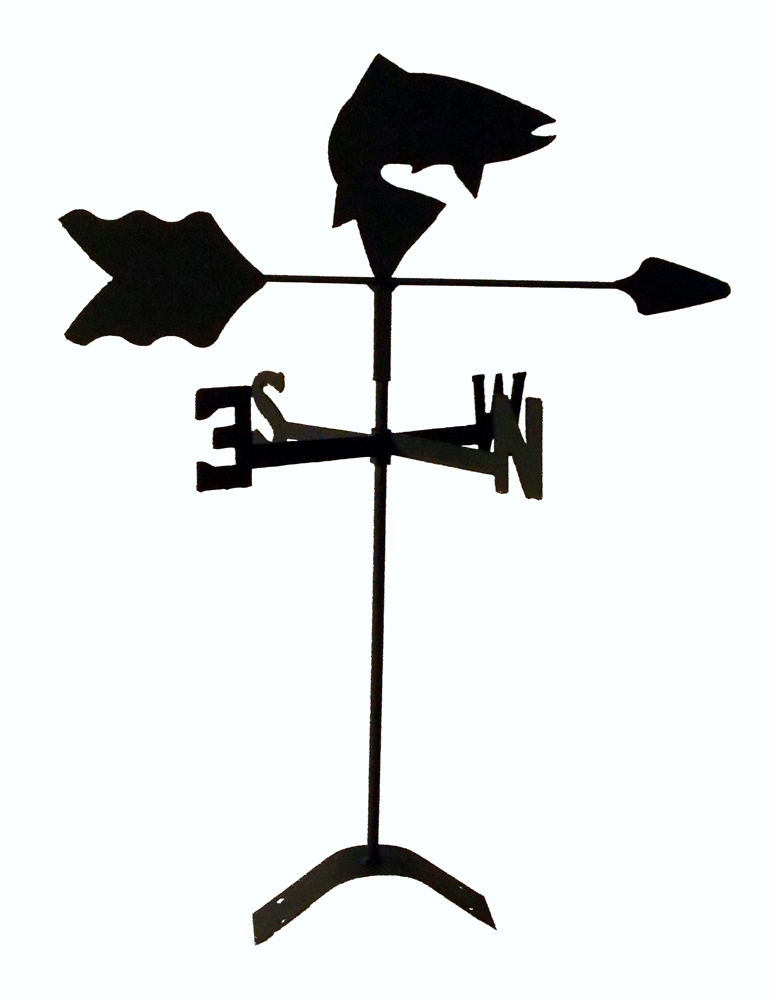 772x1000 Fish Roof Mount Weathervane Tls1018rm