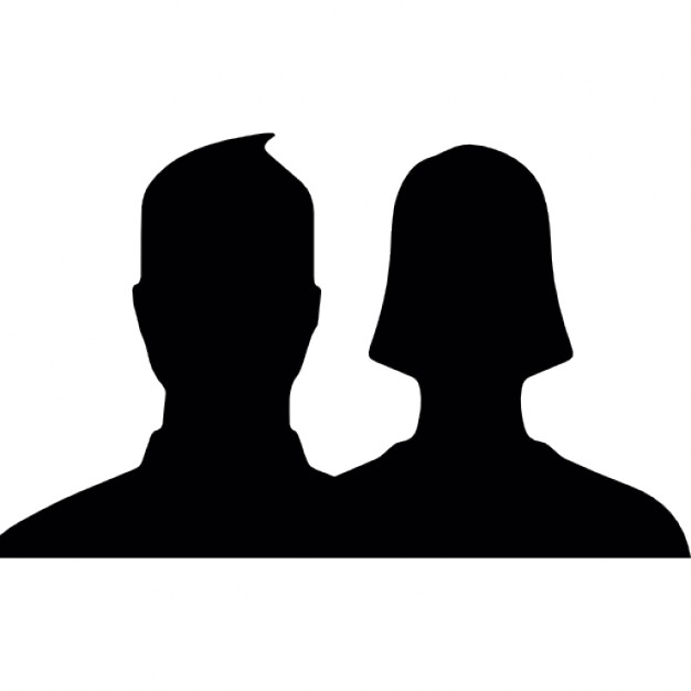 626x626 Couple Close Up Silhouette For Facebook Users Icons Free Download