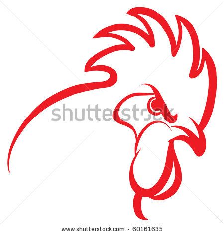 450x470 Rooster Silhouette Clip Art
