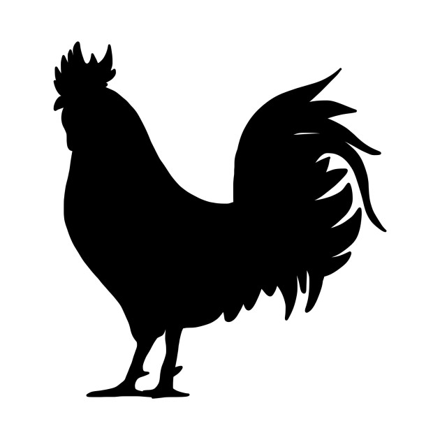 Rooster Silhouette at GetDrawings | Free download