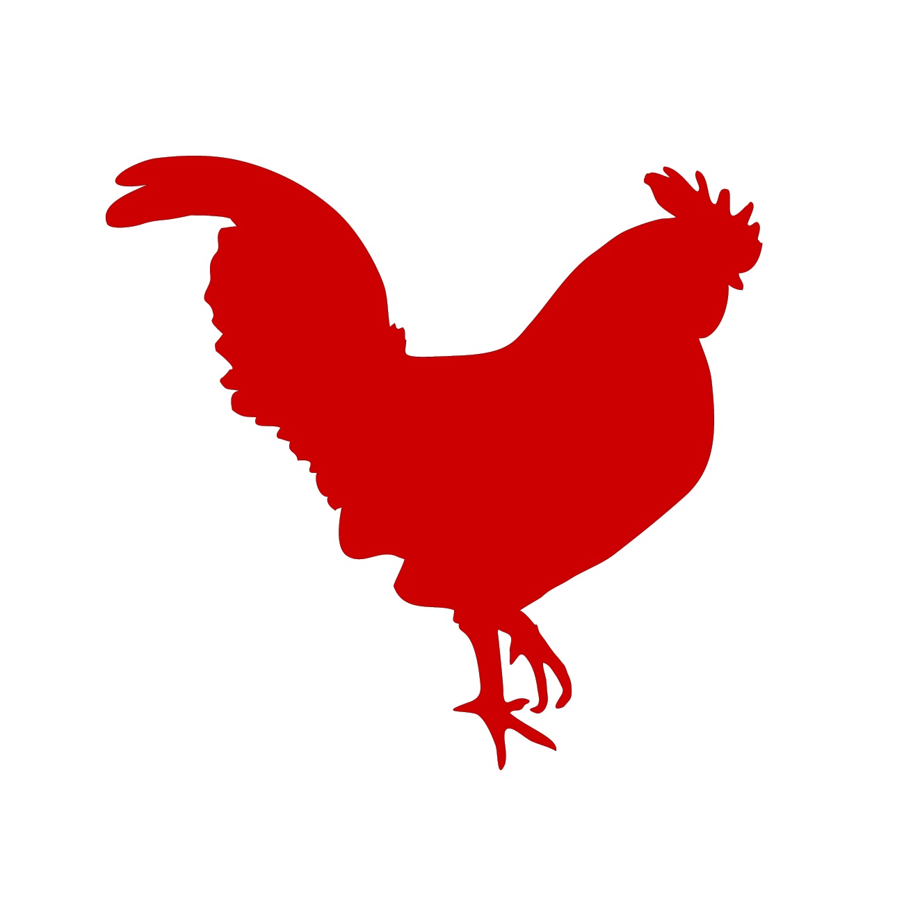 1300x1300 Rooster Silhouette Snapdragon Snippets