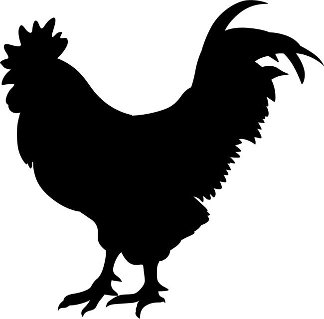 Rooster Silhouette Free