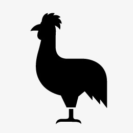 260x260 Rooster Silhouette, Cock, Sketch, Animal Png And Vector For Free