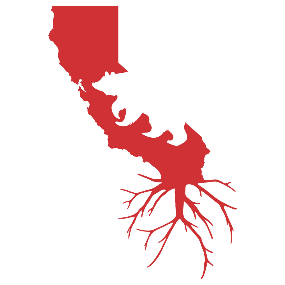 1000x1000 Silhouette Roots Decal We Are California Grown