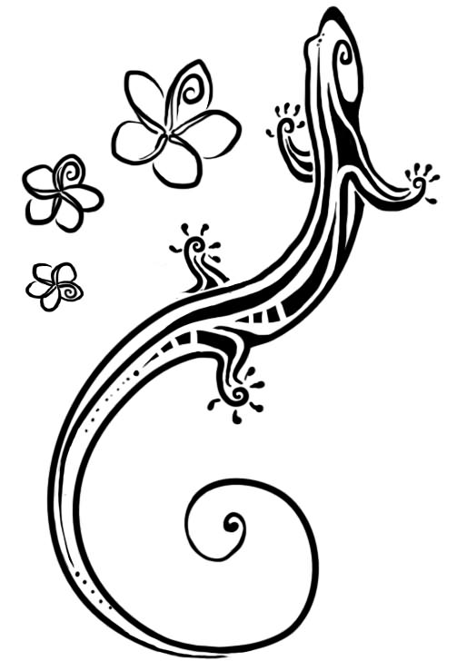 Rose Silhouette Tattoo