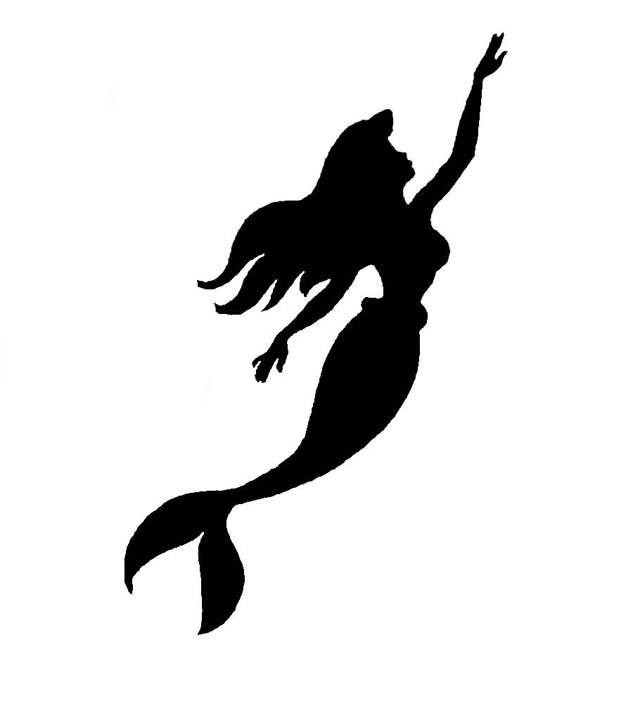 900x1000 Mermaid Stencil By Ninonish D5eivh5.jpg Disney