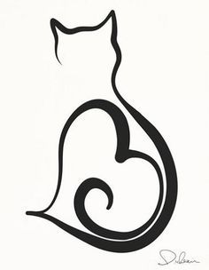 236x304 Cat Silhouette For Tattoo Amazing Ink Cat