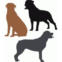 236x236 Rottweiler Silhouette Clip Art View Detailed Images 1 Stuff