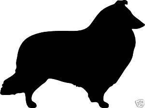 300x224 Online Design Rough Collie Sticker Decal Car Dog