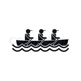 320x320 Rowing Silhouettes
