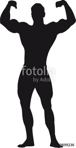 260x500 Bodybuilder Silhouette Stock Image And Royalty Free Vector Files