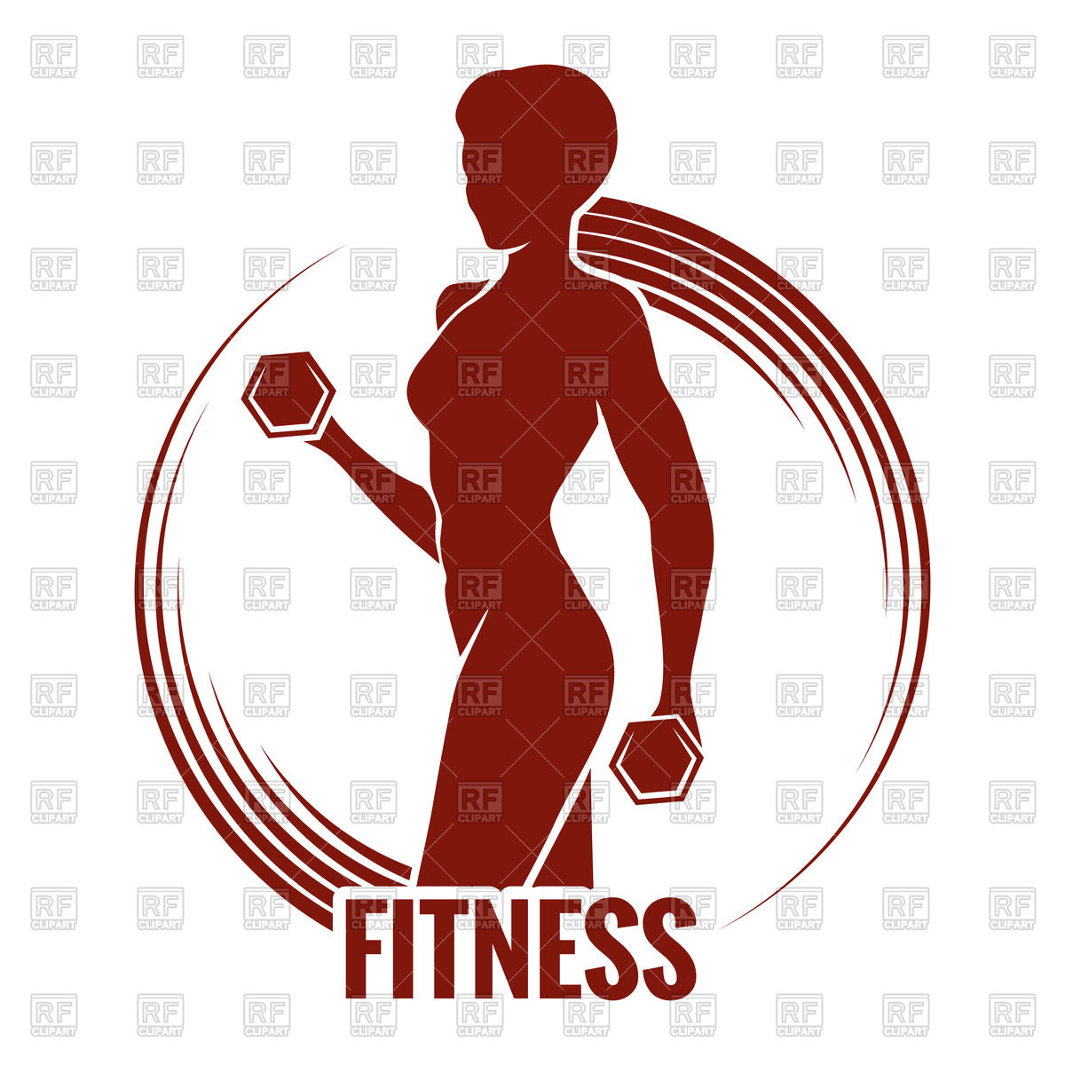 1200x1200 Fitness Club Emblem