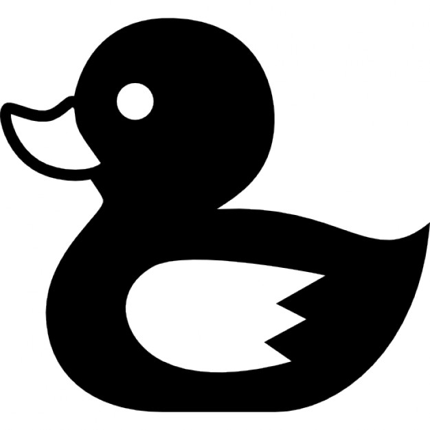 Rubber Duck Silhouette at GetDrawings | Free download