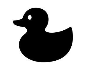 Rubber Duck Silhouette at GetDrawings | Free download