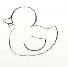 236x234 Rubber Duck Pattern. Use The Printable Outline For Crafts