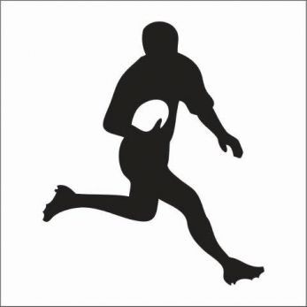 347x347 Rugby Player With Ball Under Arm Rugby Mania Rugby