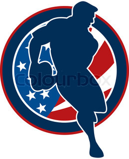 259x320 American Rugby Ball Shield Usa Stock Photo Colourbox