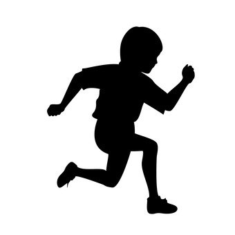 340x340 Free Silhouette Vector An Illustration, Office