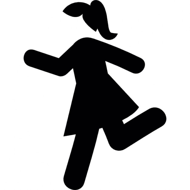 626x626 Running Girl Icons Free Download