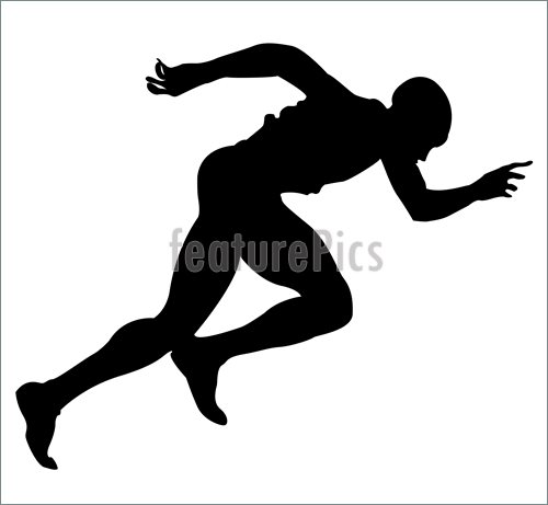 500x461 Runner Silhouette Clip Art