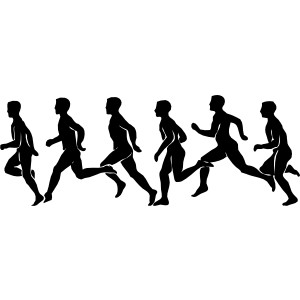 300x300 Running Graphics Clip Art