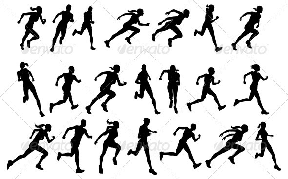 590x367 Runners Running Silhouettes Jpg Image