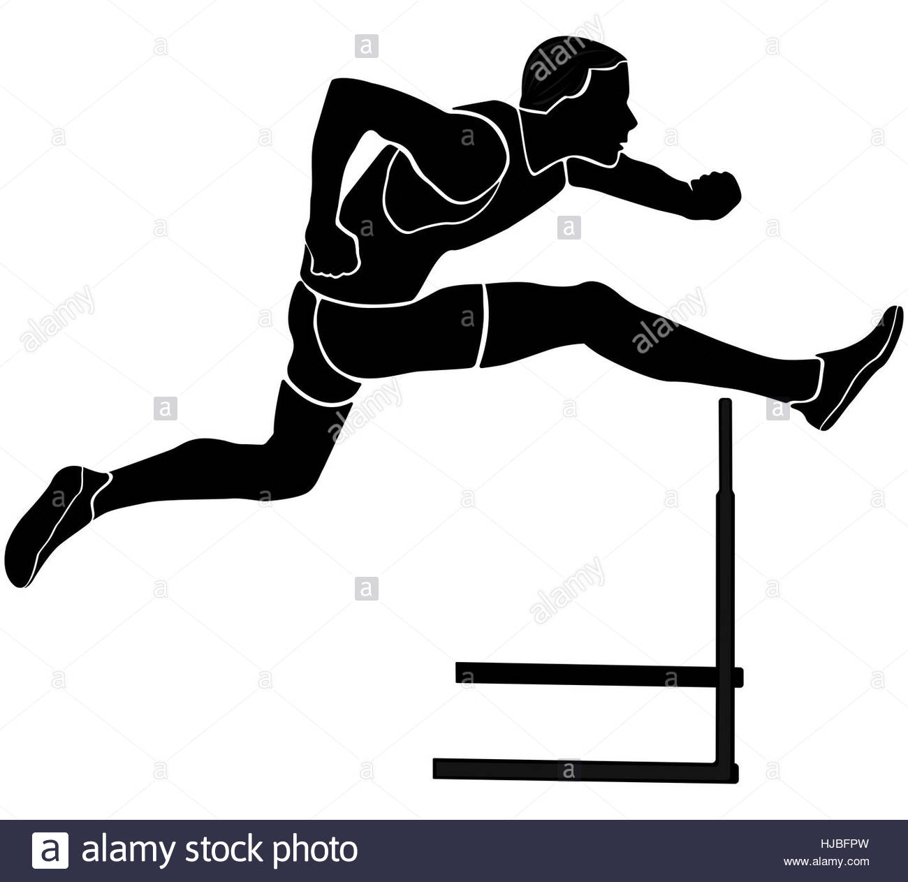 1300x1263 Runner Athlete Running Hurdles Black Silhouette Vector