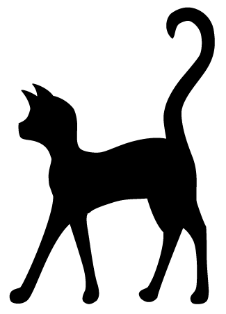 325x452 Cat Silhouette By Valsgalore