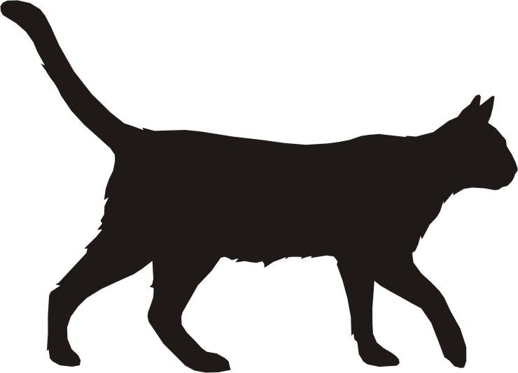 740x534 Dog And Cat Silhouette Clipart Panda Free Clipart Images Digi