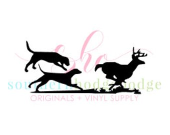 340x270 Walker Dogs Running Deer Svg Design Svg File Svg Design