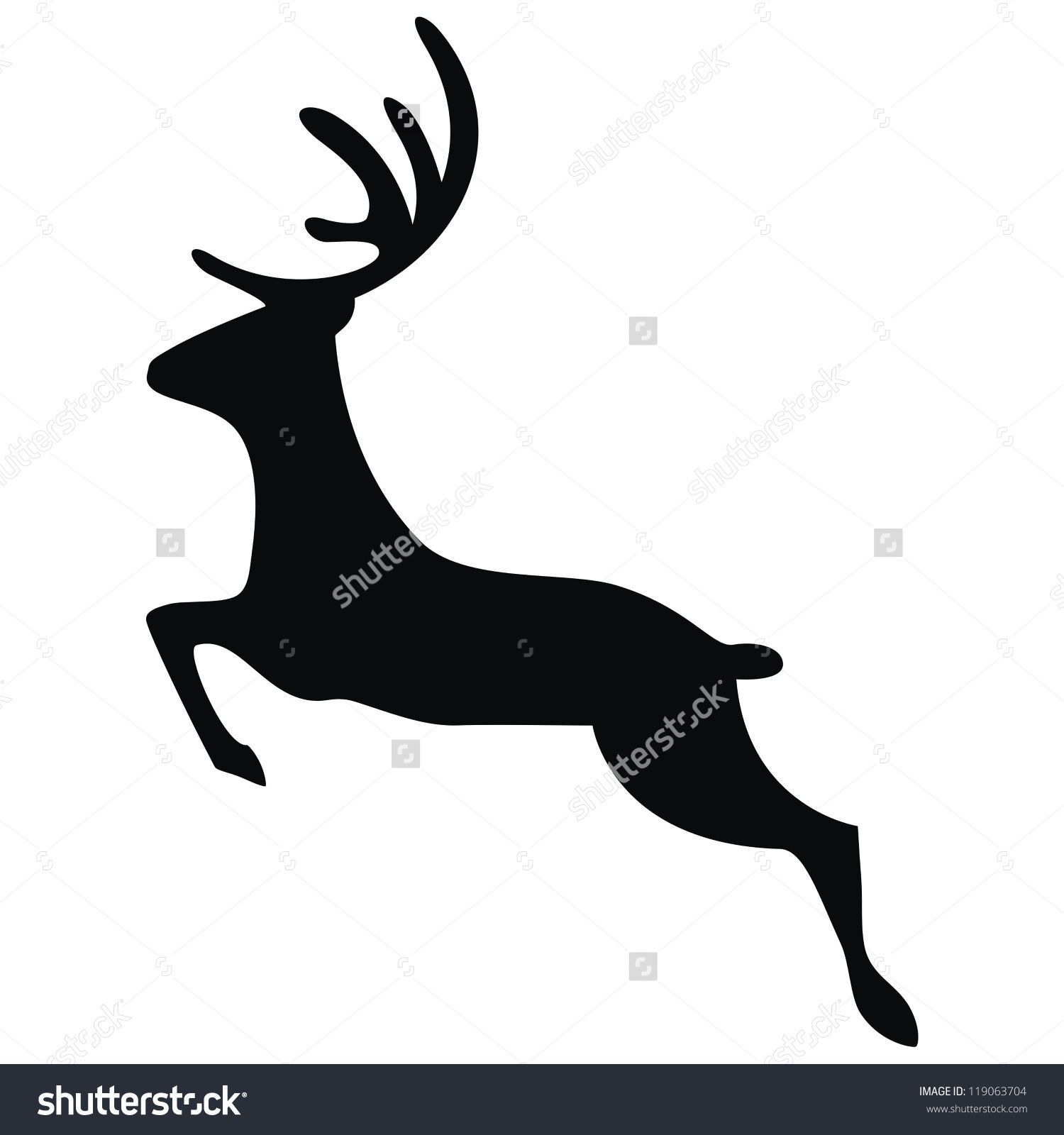 1500x1600 Vector Running Deer Brother Scan N Cut 2 Image