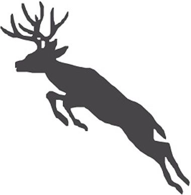 380x386 Deer Buck Stag Jumping Noble Aspirations Cricut