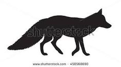236x132 Running Fox Silhouette Clipart Panda