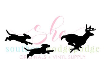 340x270 Dogs Running Fox Design Svg File Dxf Format Svg Design