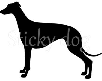 340x270 Greyhound Silhouette Etsy
