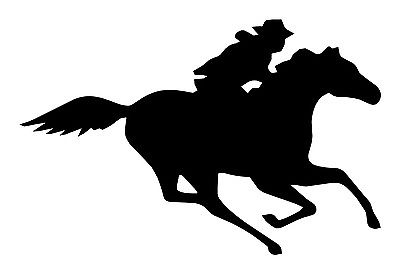 Running Horse And Rider Silhouette at GetDrawings | Free download