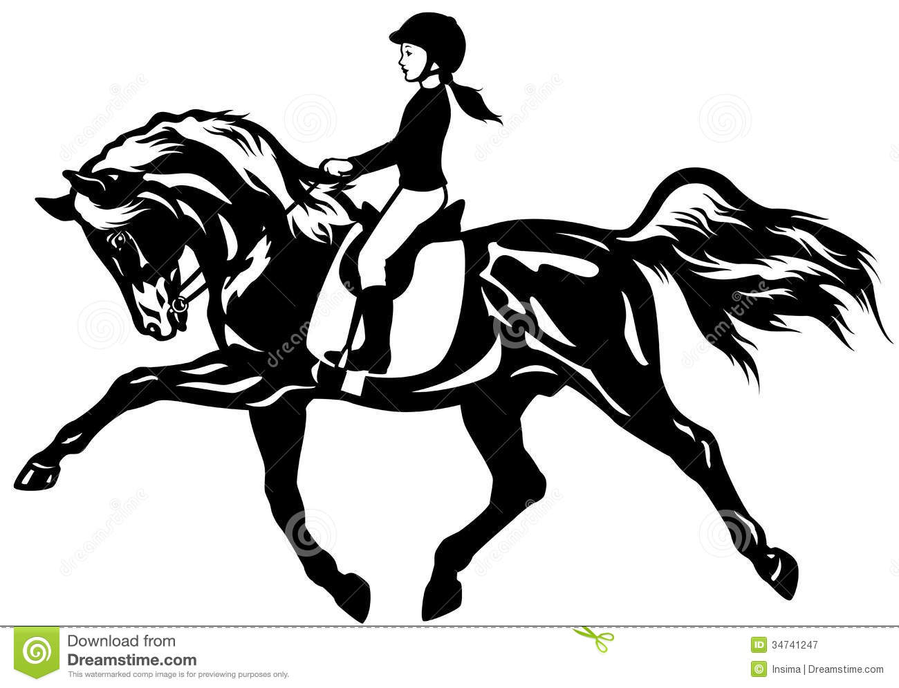 1300x995 Horseback Riding Clipart English Collection