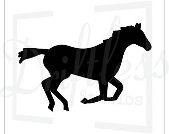 340x270 Horse Stencil Etsy