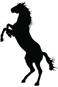 200x300 Running Horse Clipart