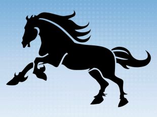 310x232 Running Horse Silhouette Free Vectors Ui Download