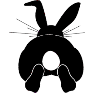 300x300 Rabbit Sillhoutte Ideas Rabbit, Easter And Cricut