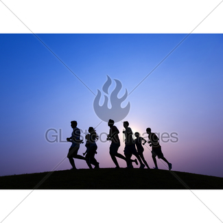 325x325 Walking On Sunset Gl Stock Images