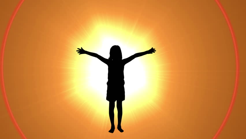 852x480 African Woman Walking Up For Running At In An African Sunset Stock