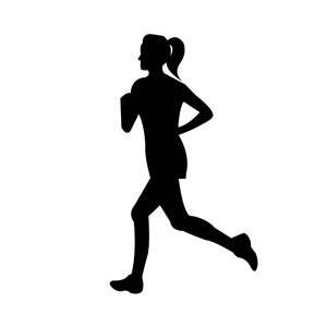 300x300 Woman Running Clipart, Cliparts Of Woman Running Free Download
