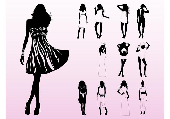 700x490 Model Silhouettes