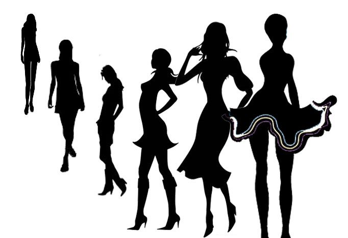 682x468 Solid Silhouette Of Model