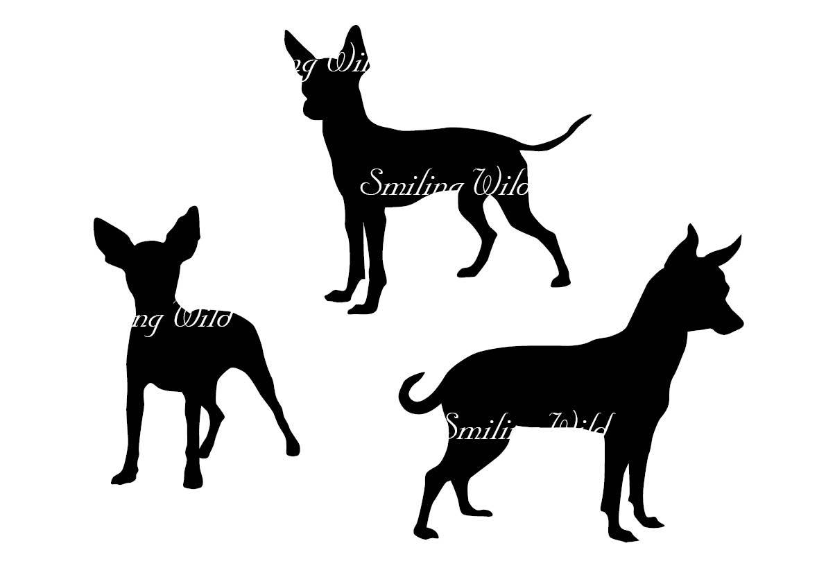 1191x842 Toy Terrier Svg Silhouette Russian Toy Terrier Clipart Dog Clip