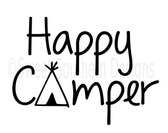 340x270 Happy Camper Rv Svg Instant Download Design For Cricut